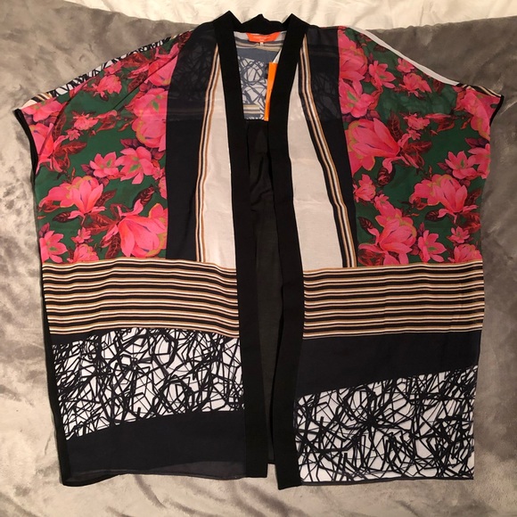 Clover Canyon Other - Clover Canyon Printed Open Front Cover Up